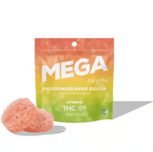 Gron - Passion Orange Guava Hybrid Mega Gummy Pearl - 10ct - 110mg