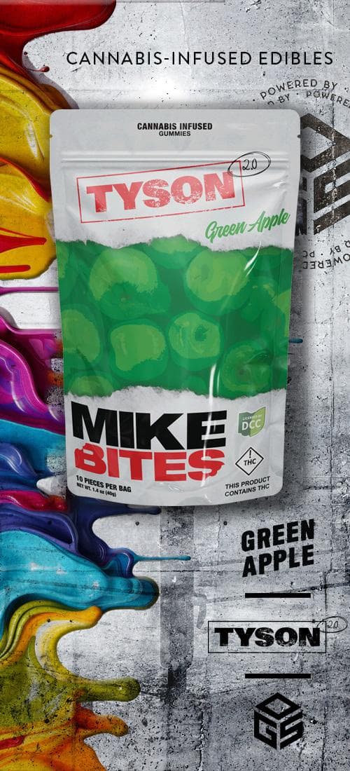Green Apple Mike Bites 110mg (Hybrid)