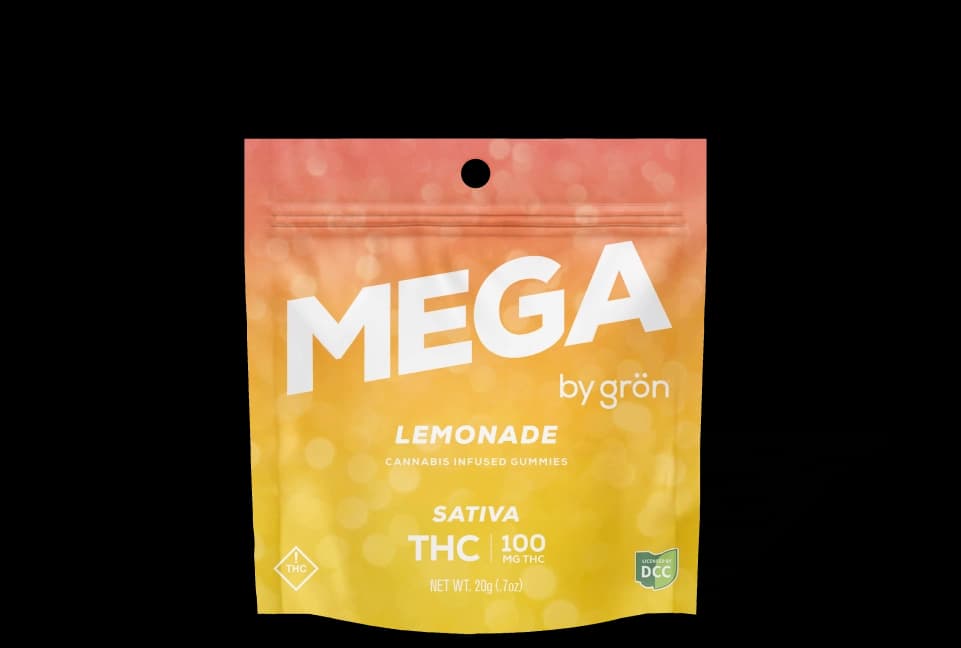 Gron - Lemonade - Gummy Mega - 100mg 2pk