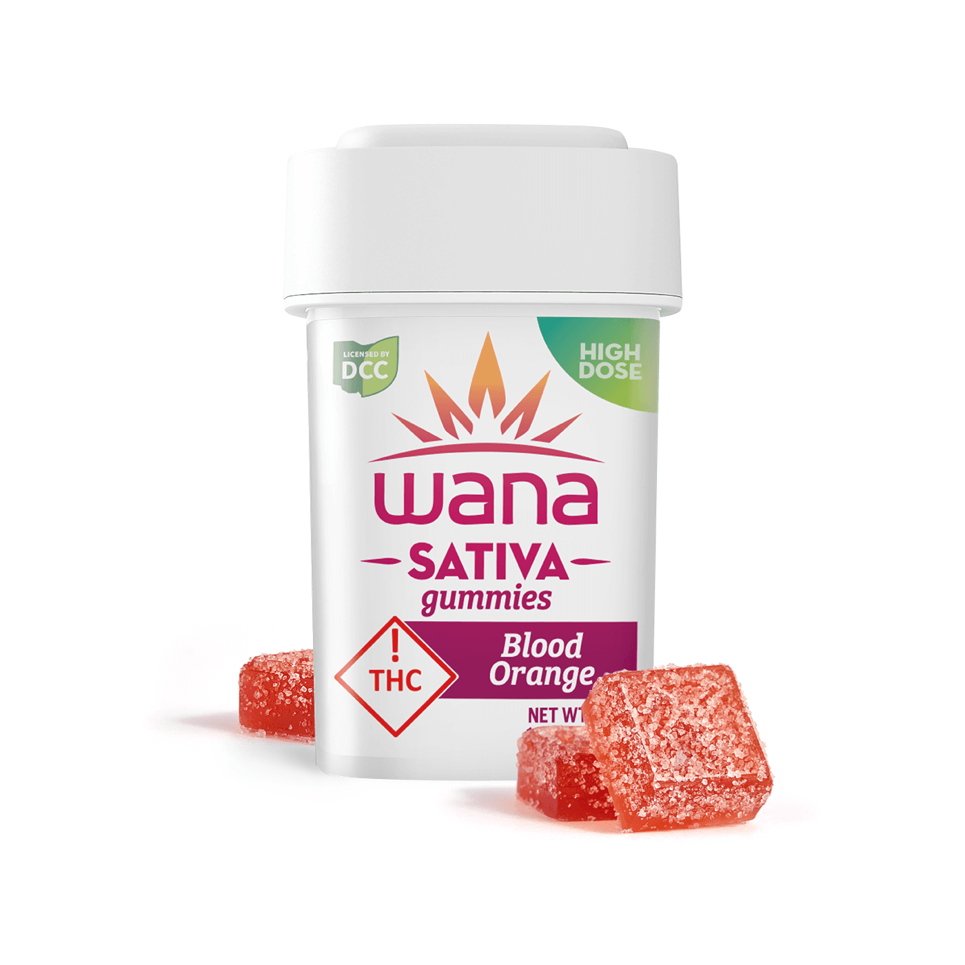 Sour Blood Orange Gummies 300mg (30mg ea | 10-Pack)