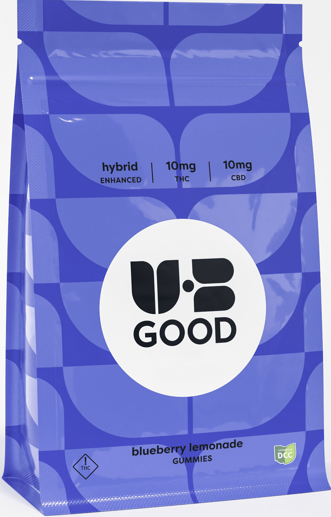 Blueberry Lemonade 1:1 THC:CBD Gummies | H | 100mg | 10pk