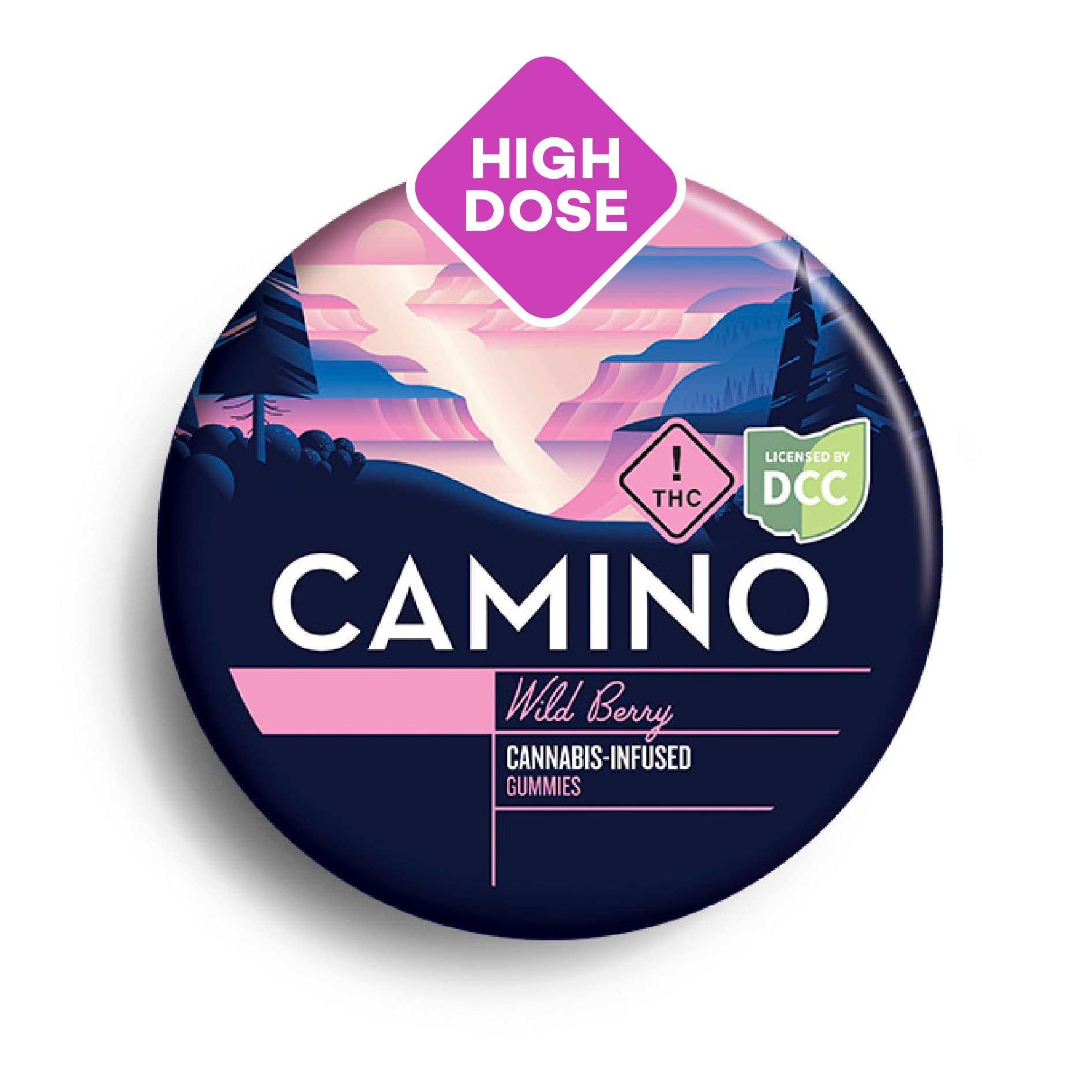Camino Wild Berry - 500mg 20pk Gummies