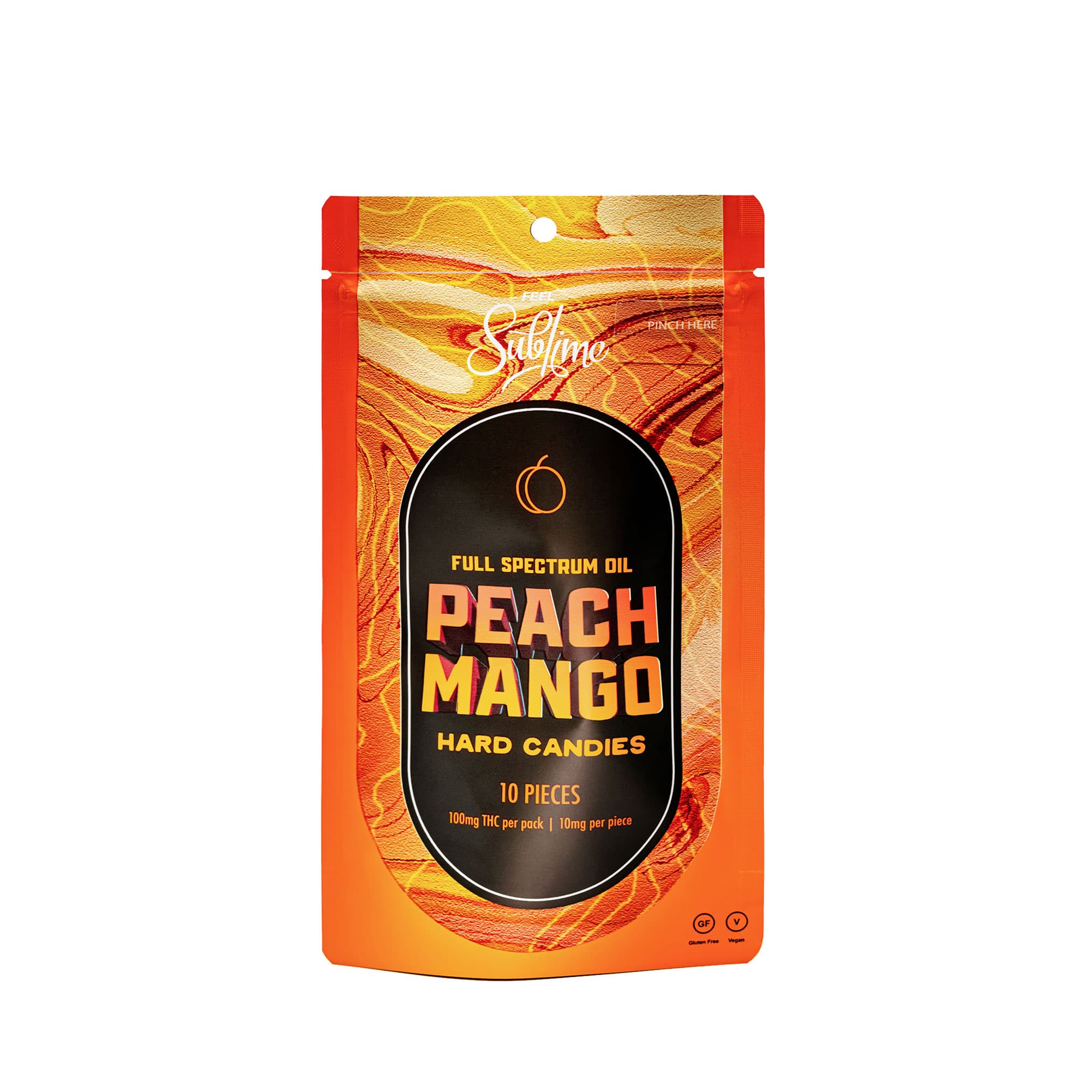 Rso Peach Mango Hard Candy