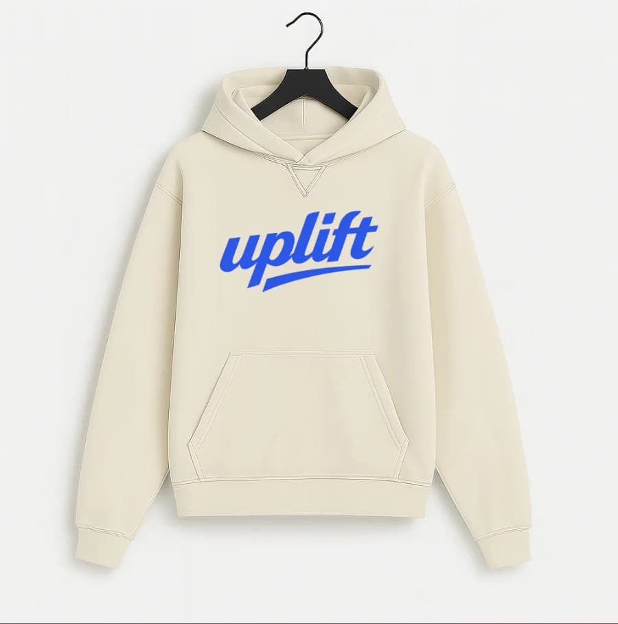 UpLift - Simple Hoodie - Cream - S