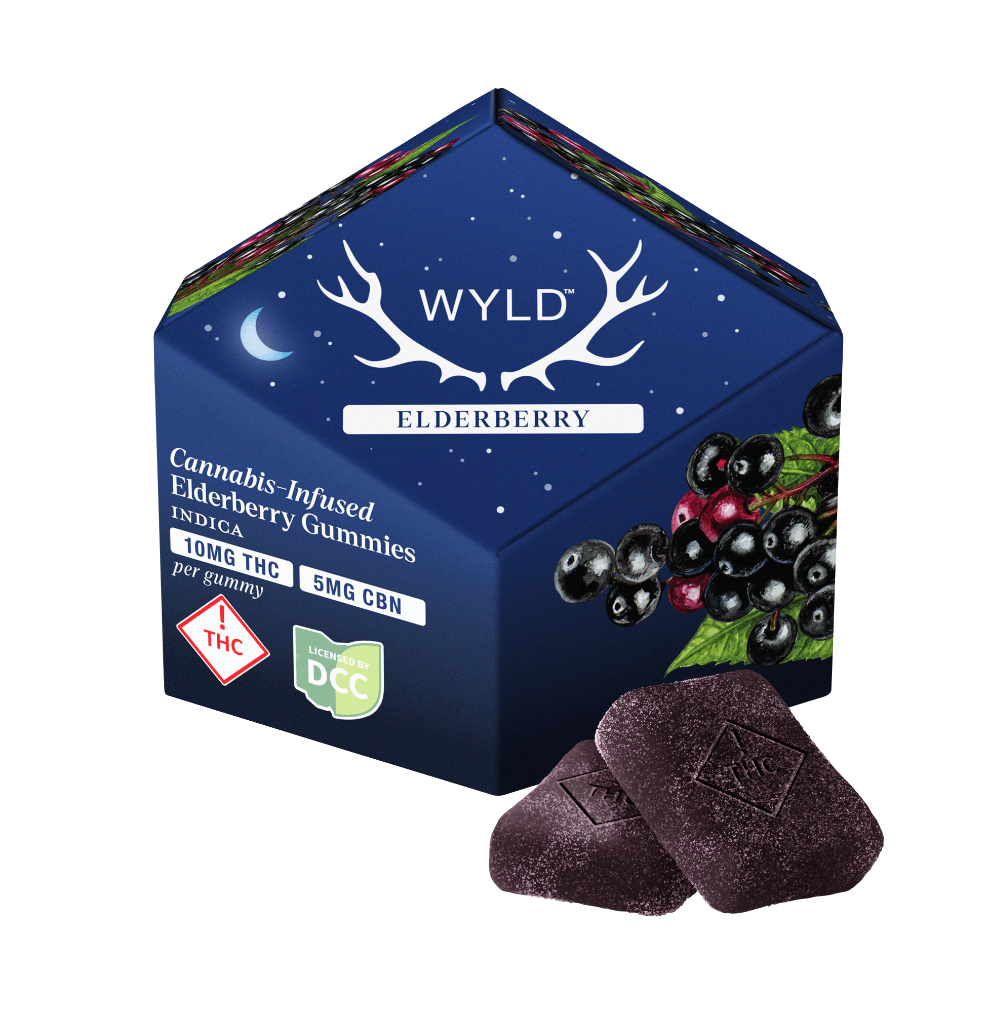 Elderberry 2:1 THC:CBN Gummies | 10 pack