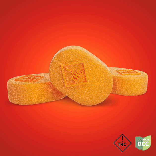 Tangerine +Tumeric Gummies 110mg- 20pk