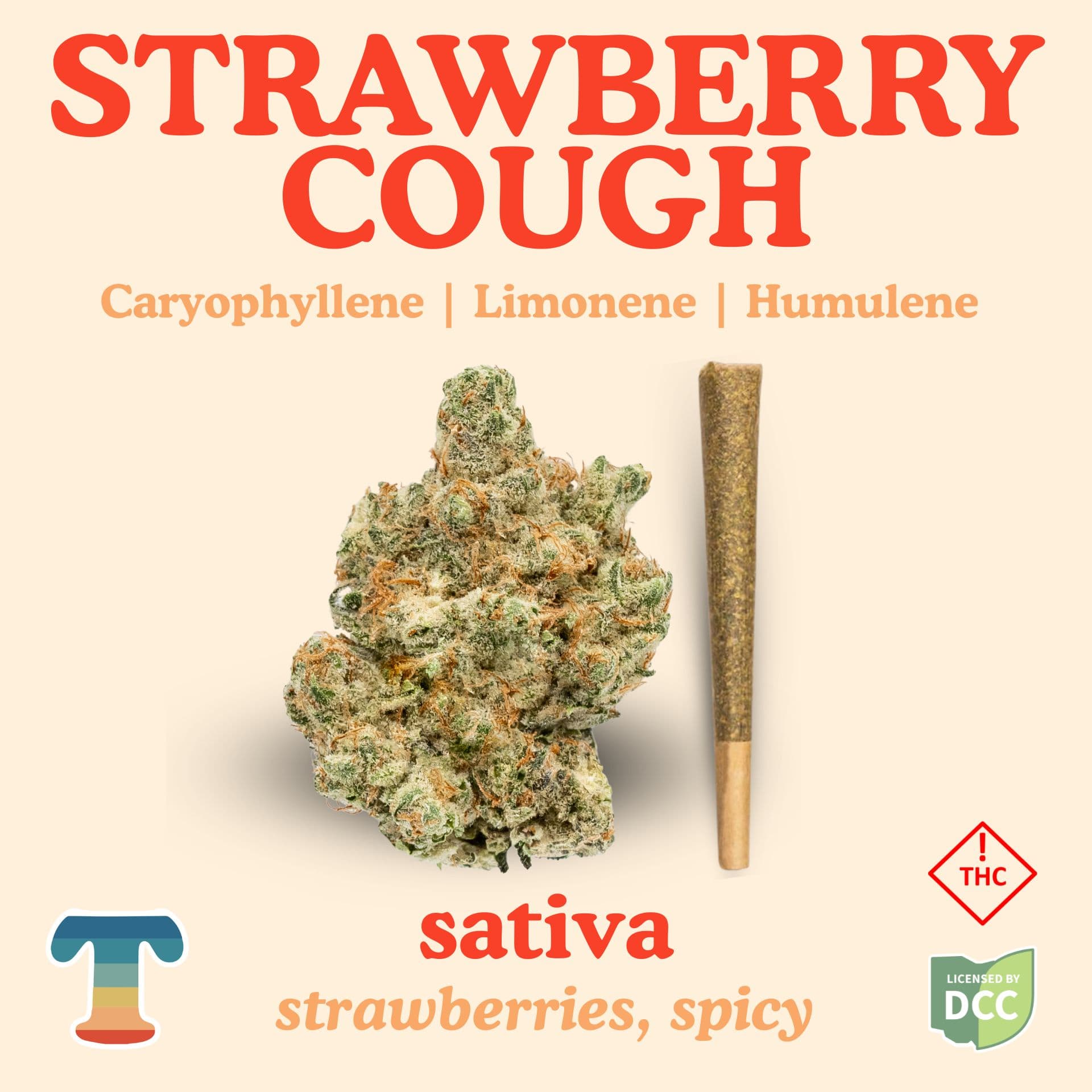 Strawberry Cough - Preroll 1g
