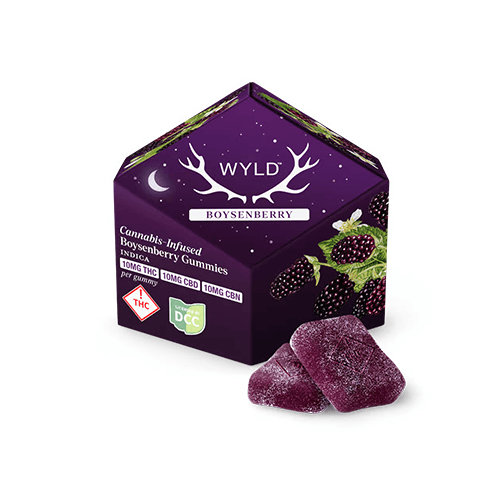 Boysenberry 1:1:1 THC:CBD:CBN Gummies 100mg -10pk