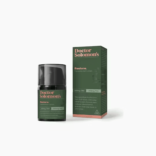 Dr. Solomon's - Restore 1:1 CBD Lotion - Topical - 200mg