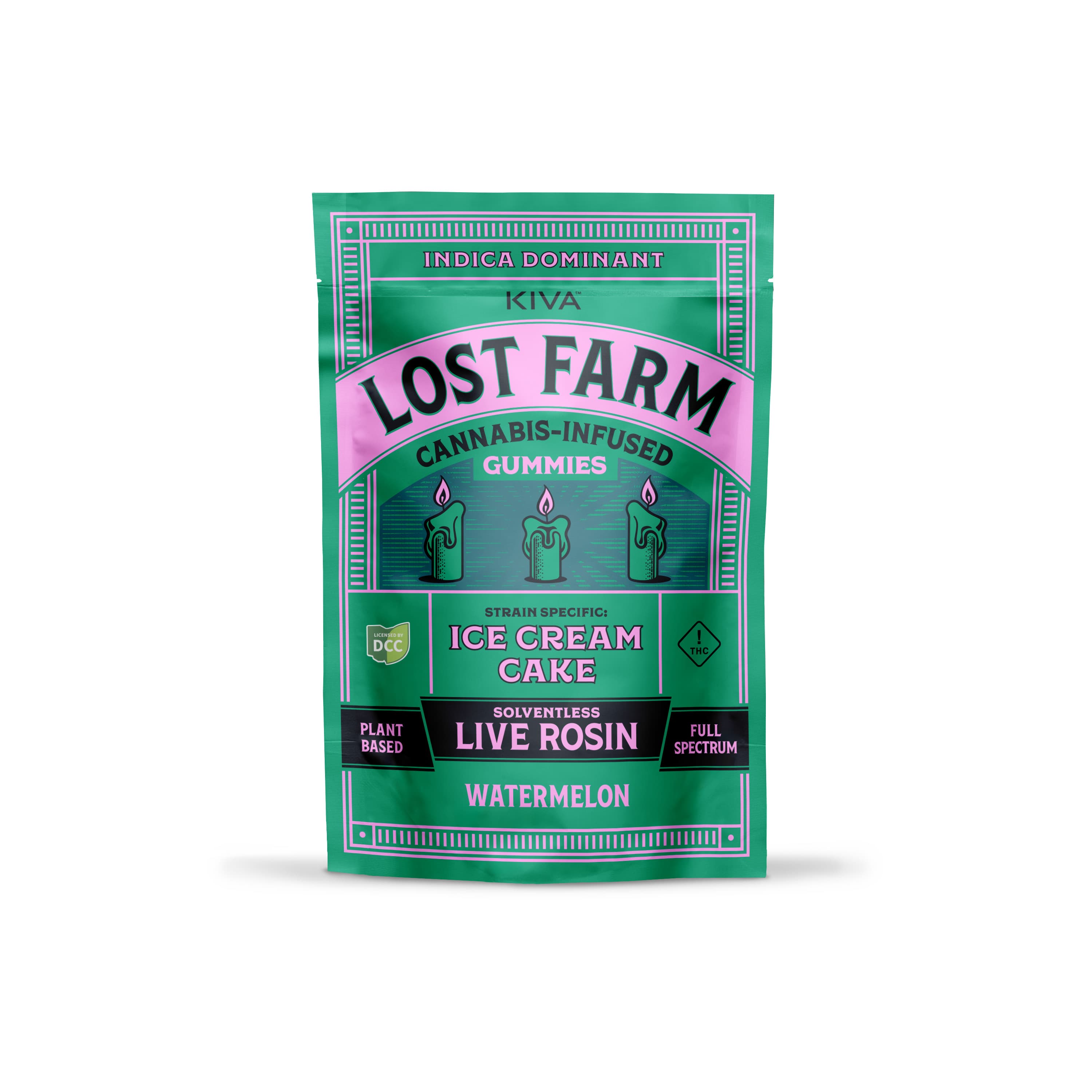 Watermelon x ICC (Indica) - Gummies - 110mg - Lost Farms