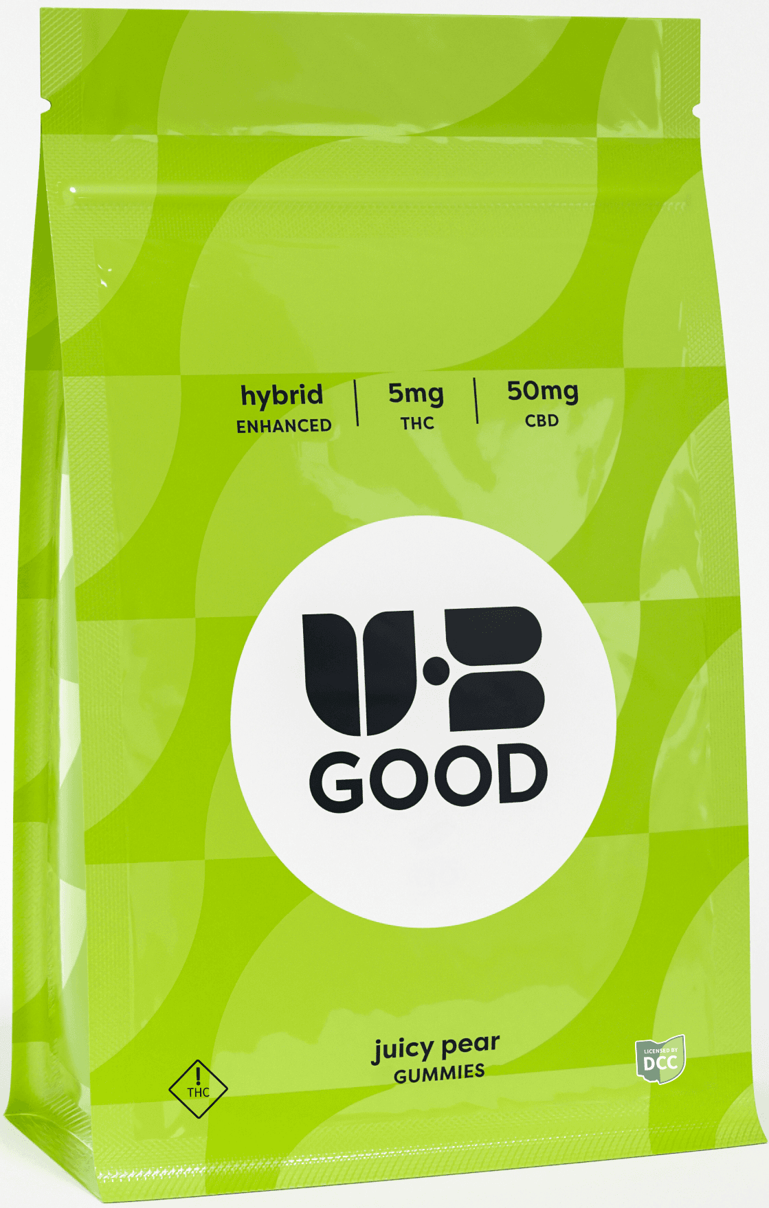 Juicy Pear 10:1 CBD:THC Gummies | H | 100mg | 10pk
