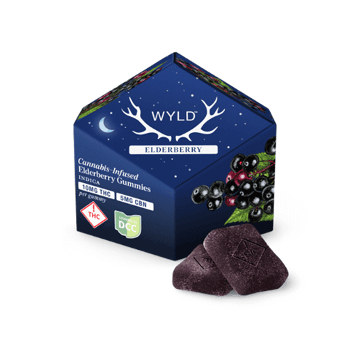 Elderberry 2:1 (THC:CBN) Gummies (100mg) 10pk