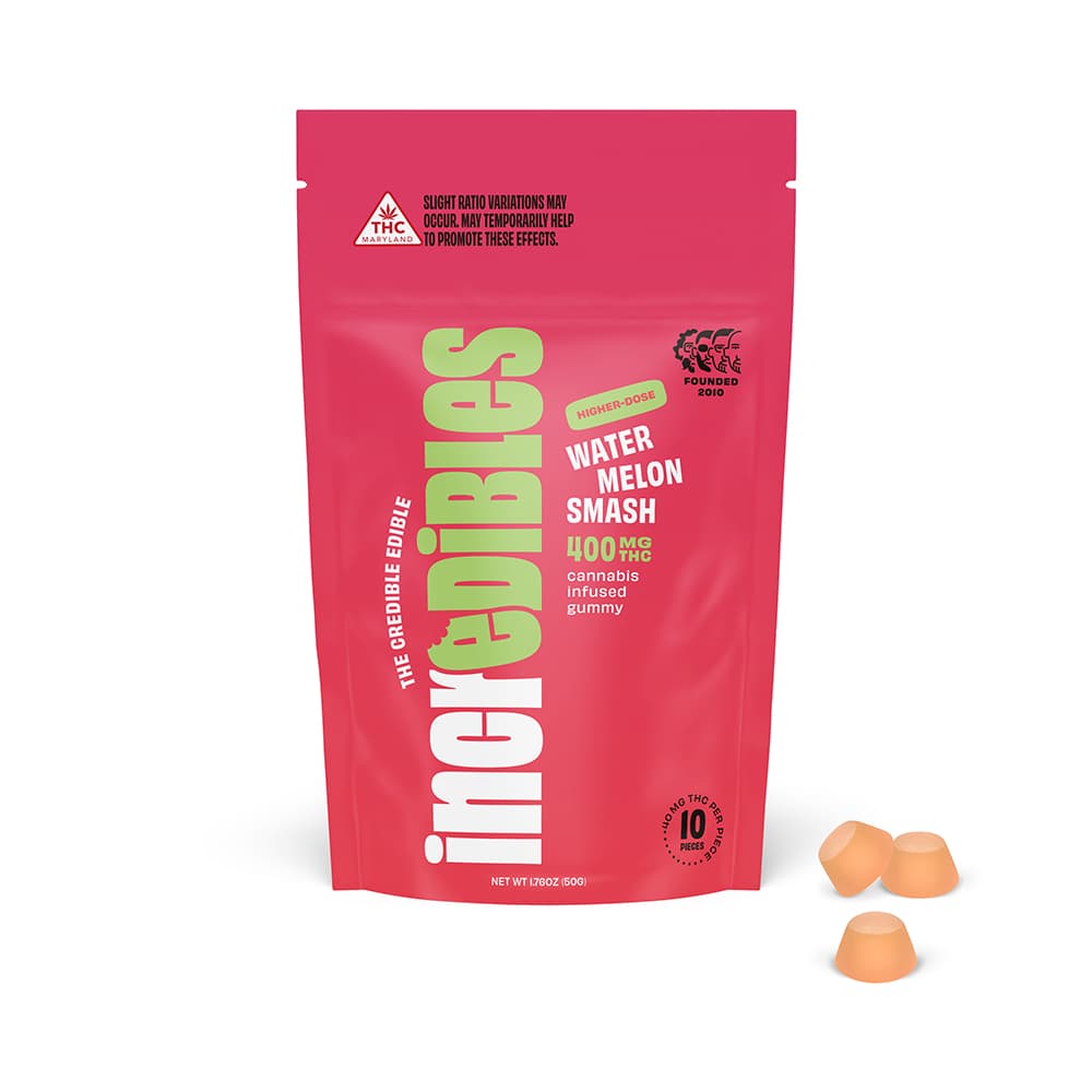 Watermelon Smash Gummies - 10ct - 100mg