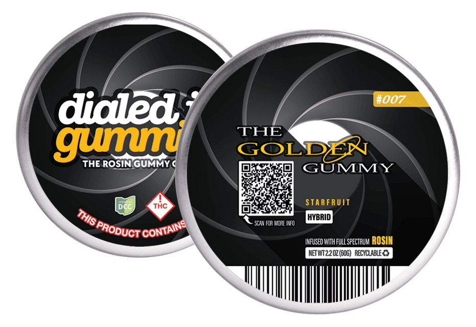 100mg - The Golden Gummy - Rosin Gummies (10pk)