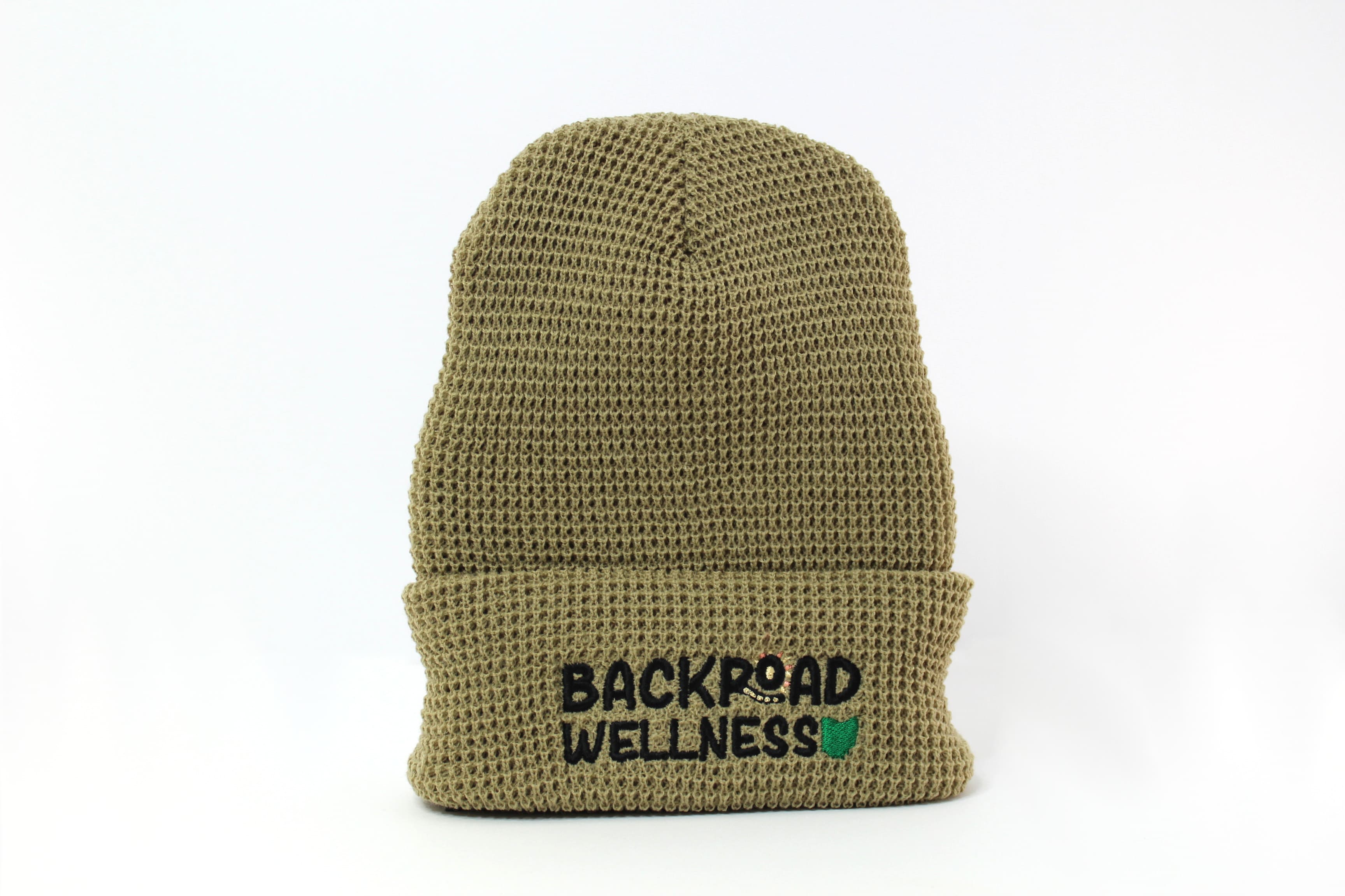 Backroad Wellness Knit Beanie | Tan
