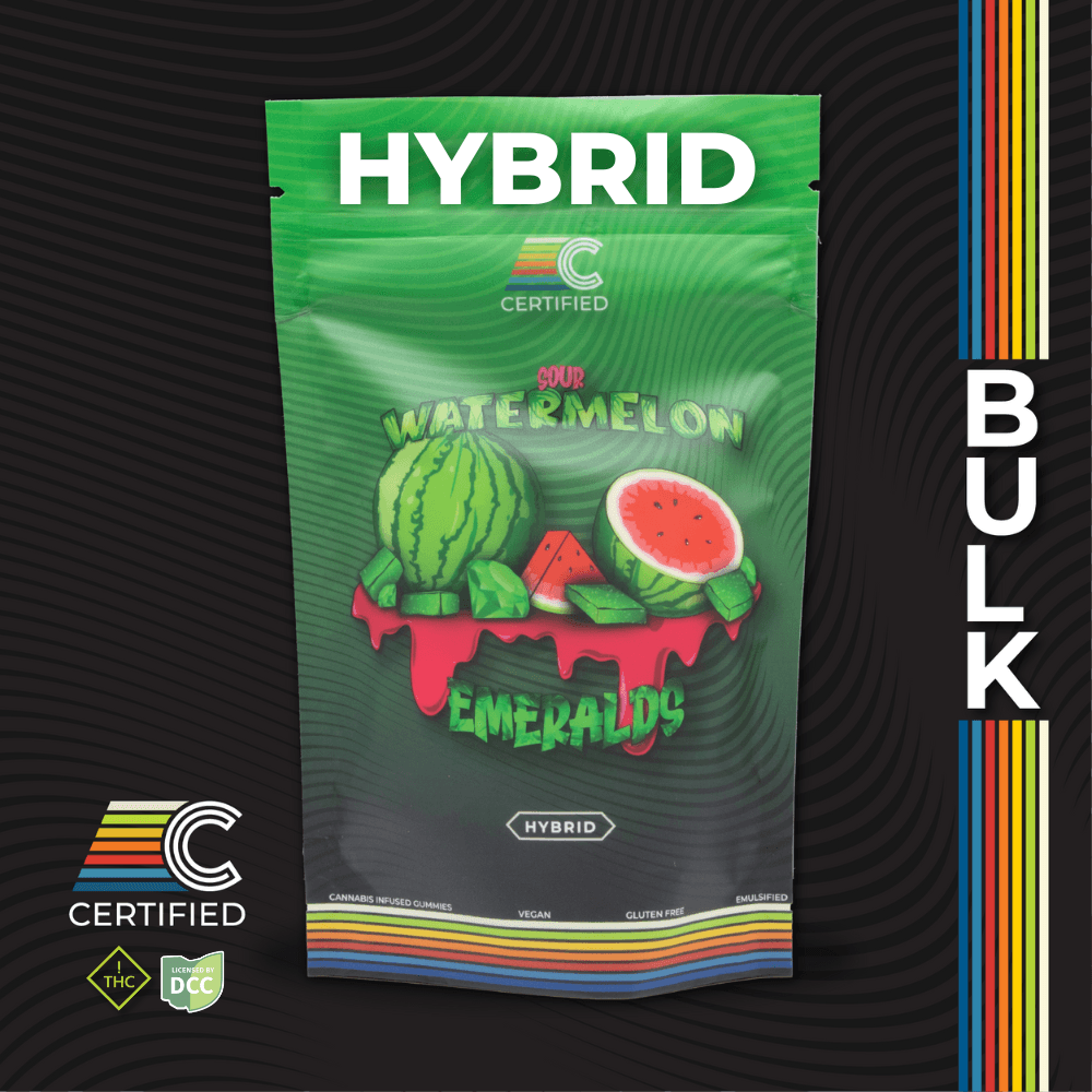 Sour Watermelon Emeralds - Gummies 40pk 425mg