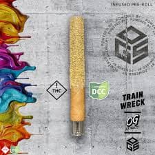 Trainwreck - Rosin Infused Kief Coated Pre-Roll