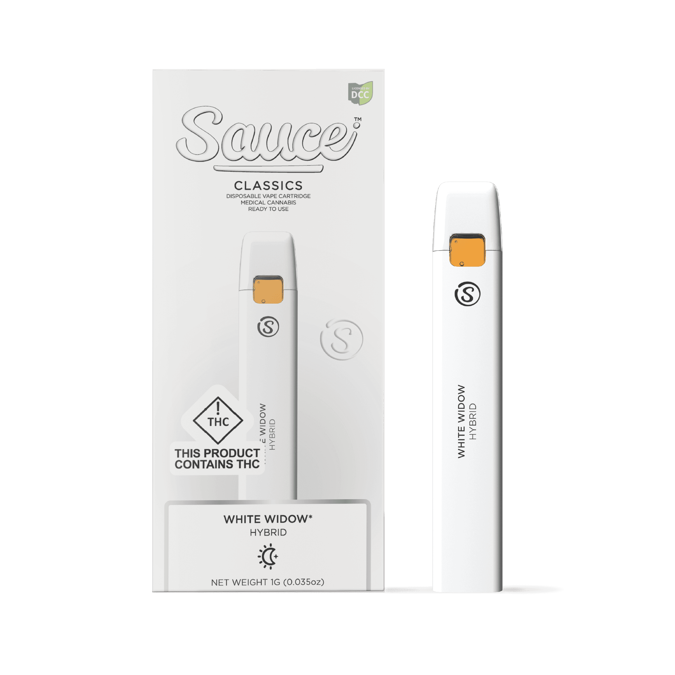 Sauce X White Widow 1g Disposable Vape (H)