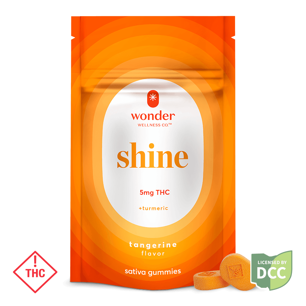 Shine Tangerine  + Turmeric Gummies - 20ct - 100mg