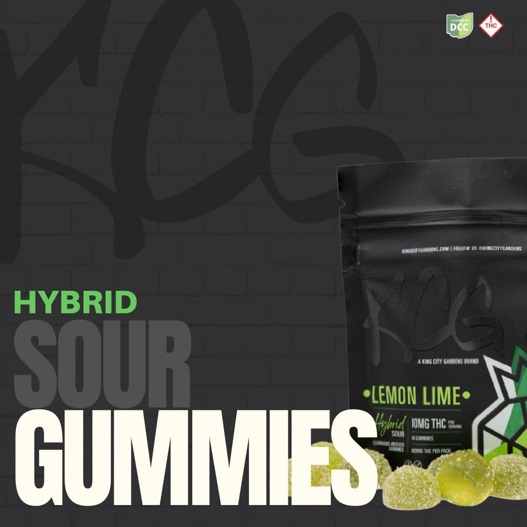 KCG | Sour Lemon Lime 10pc | 100mg Liquid Diamond Gummies