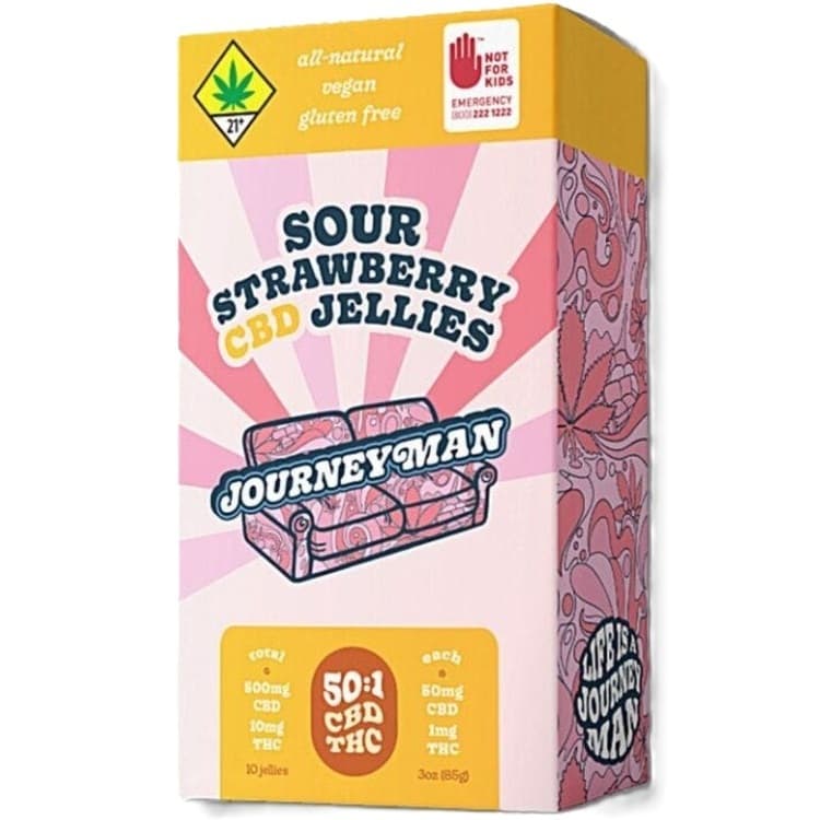 Sour Strawberry Cbd Jellies