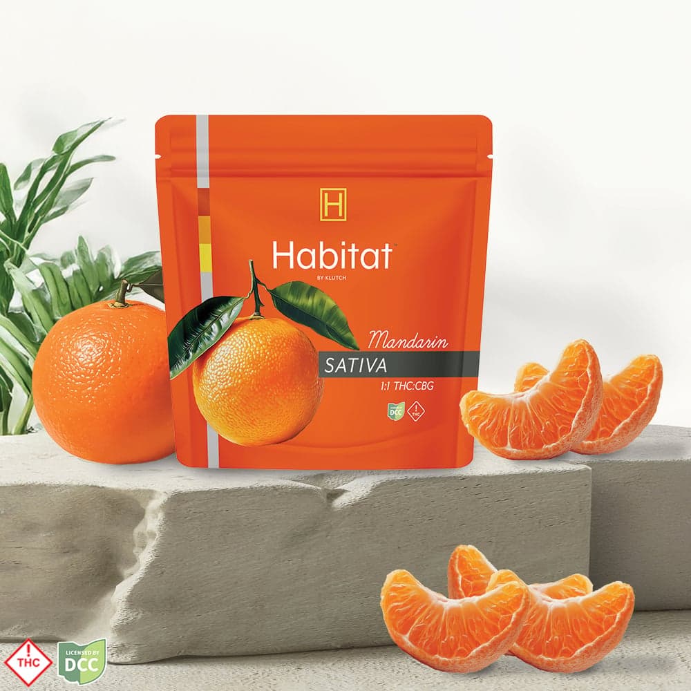 1:1 Mandarin [20pk] (100mg THC/100mg CBG)