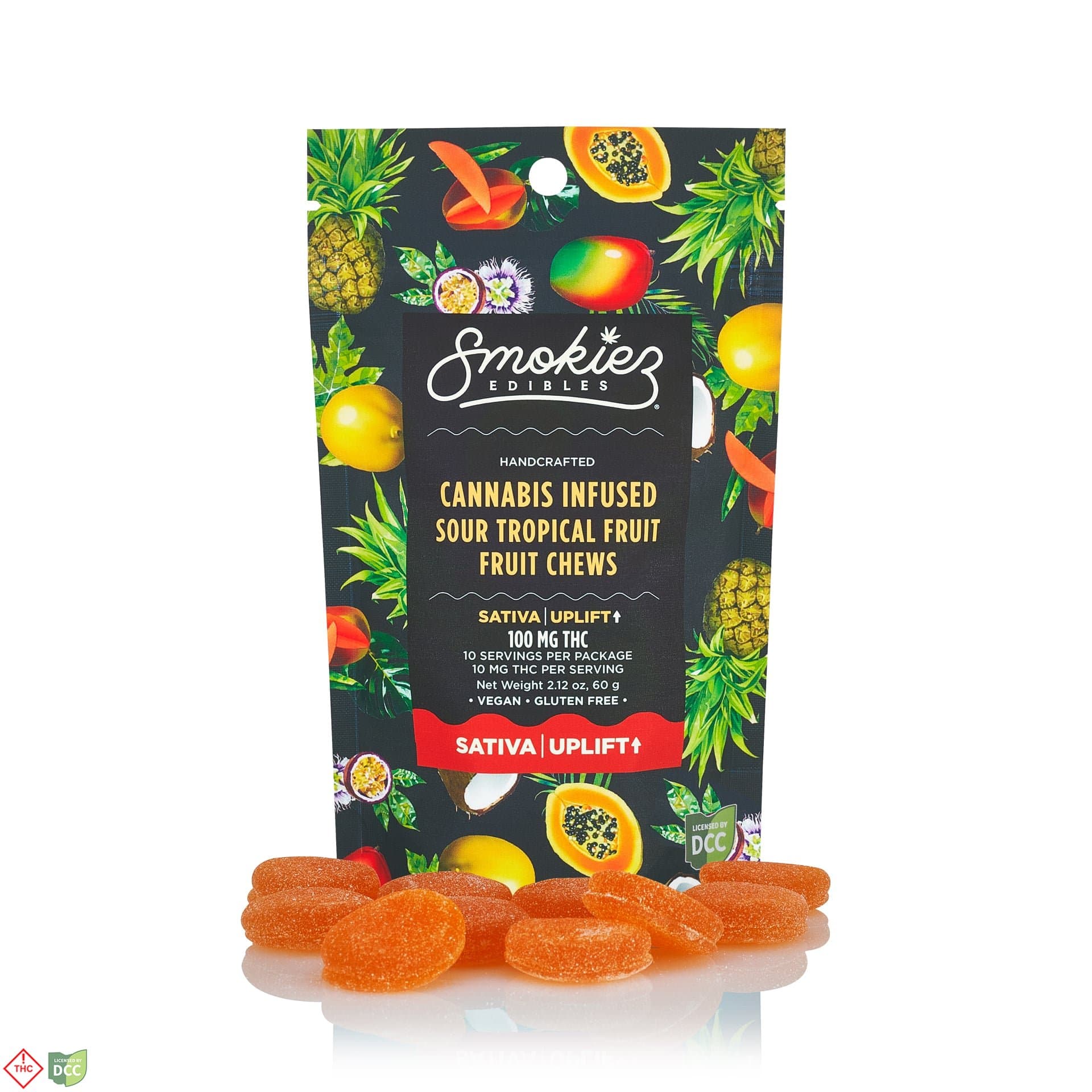 Sour Tropical Fruit - Sativa [10pk] (100mg)