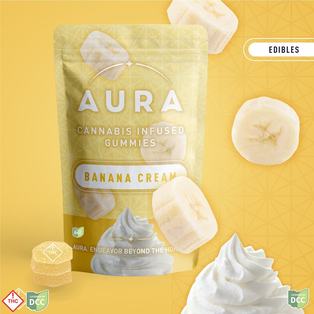 Banana Cream + CBC Gummies [22pk] (1100mg)