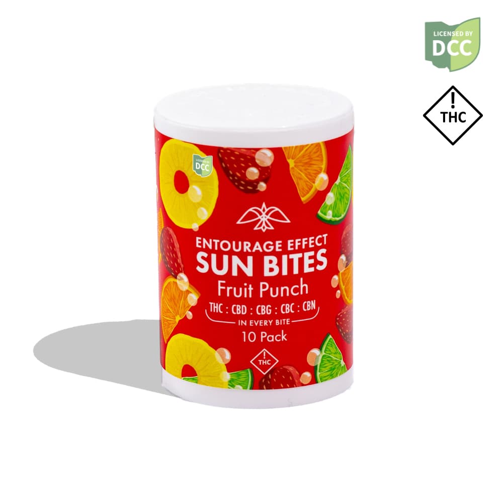 Fruit Punch 10pc | 100mg Sun Bites