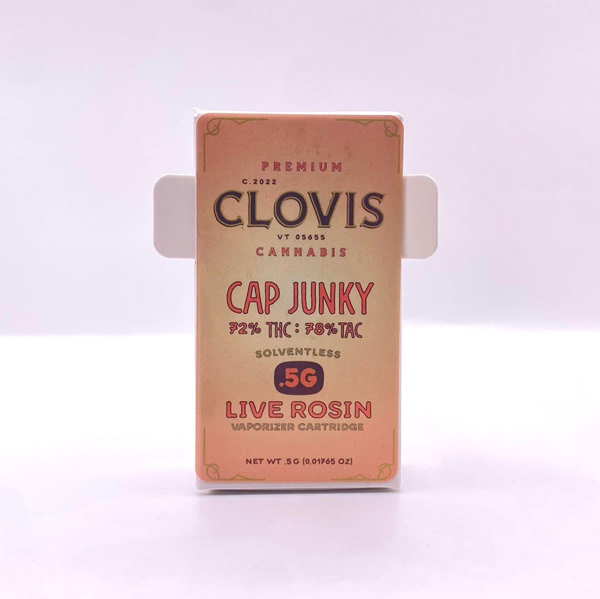 Cap Junky Live Rosin Cartridge