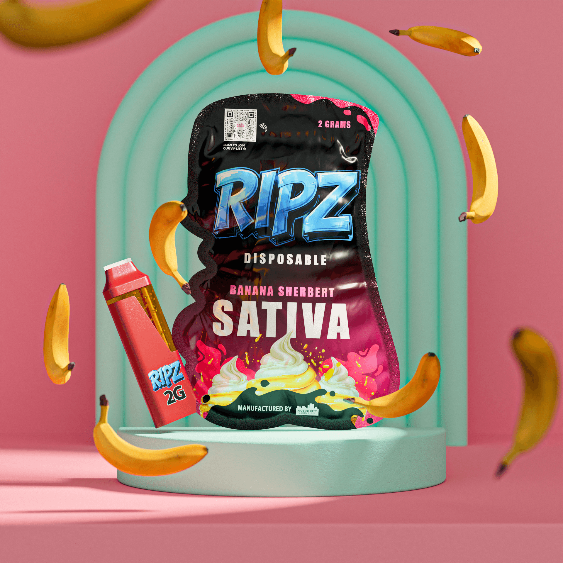 Disposable Banana Sherbert