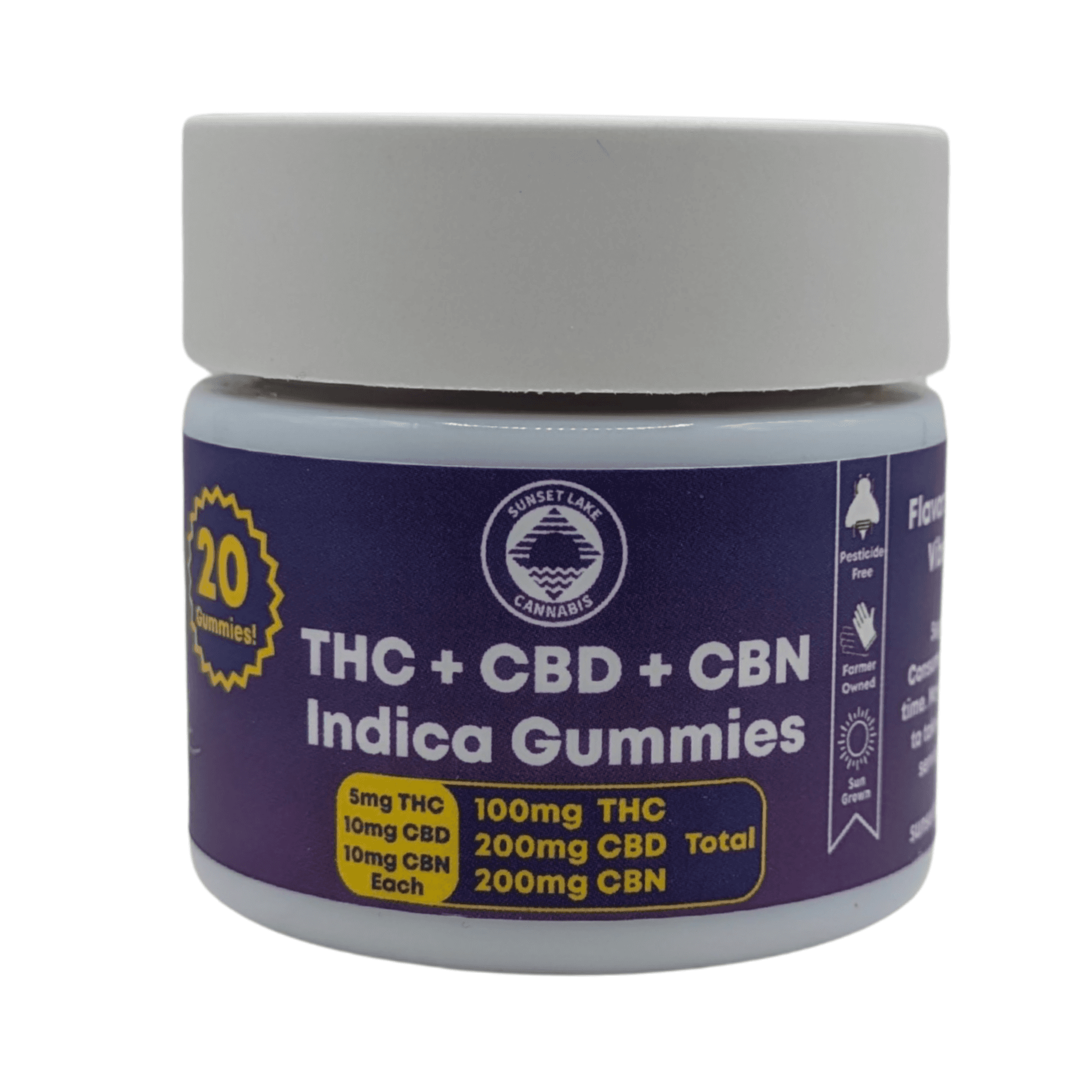 Blackberry Gummies Thc/cbd/cbn