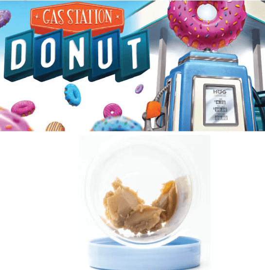 Gas Station Donut Resin Badder