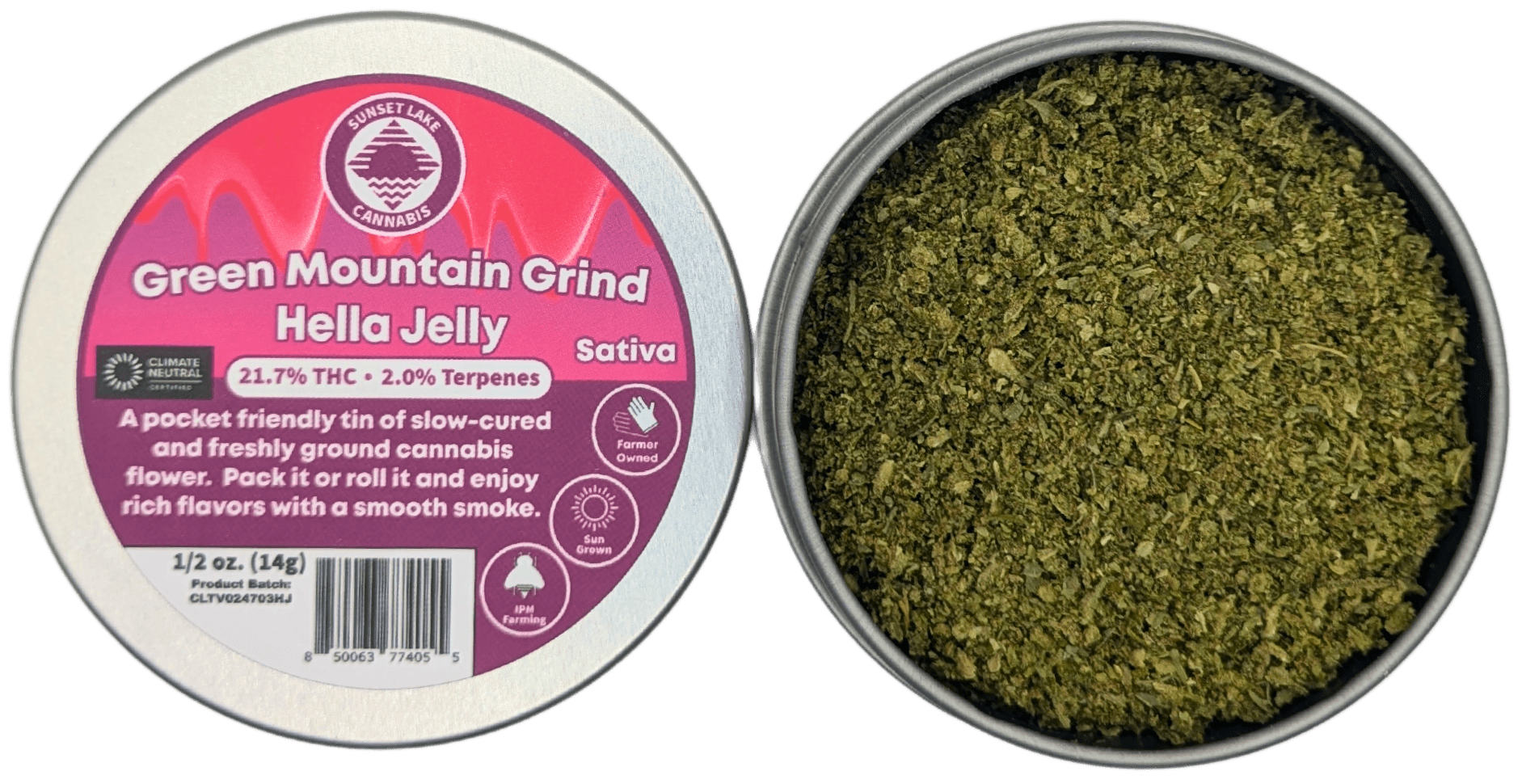 1/2oz Pre Ground Outdoor Flower