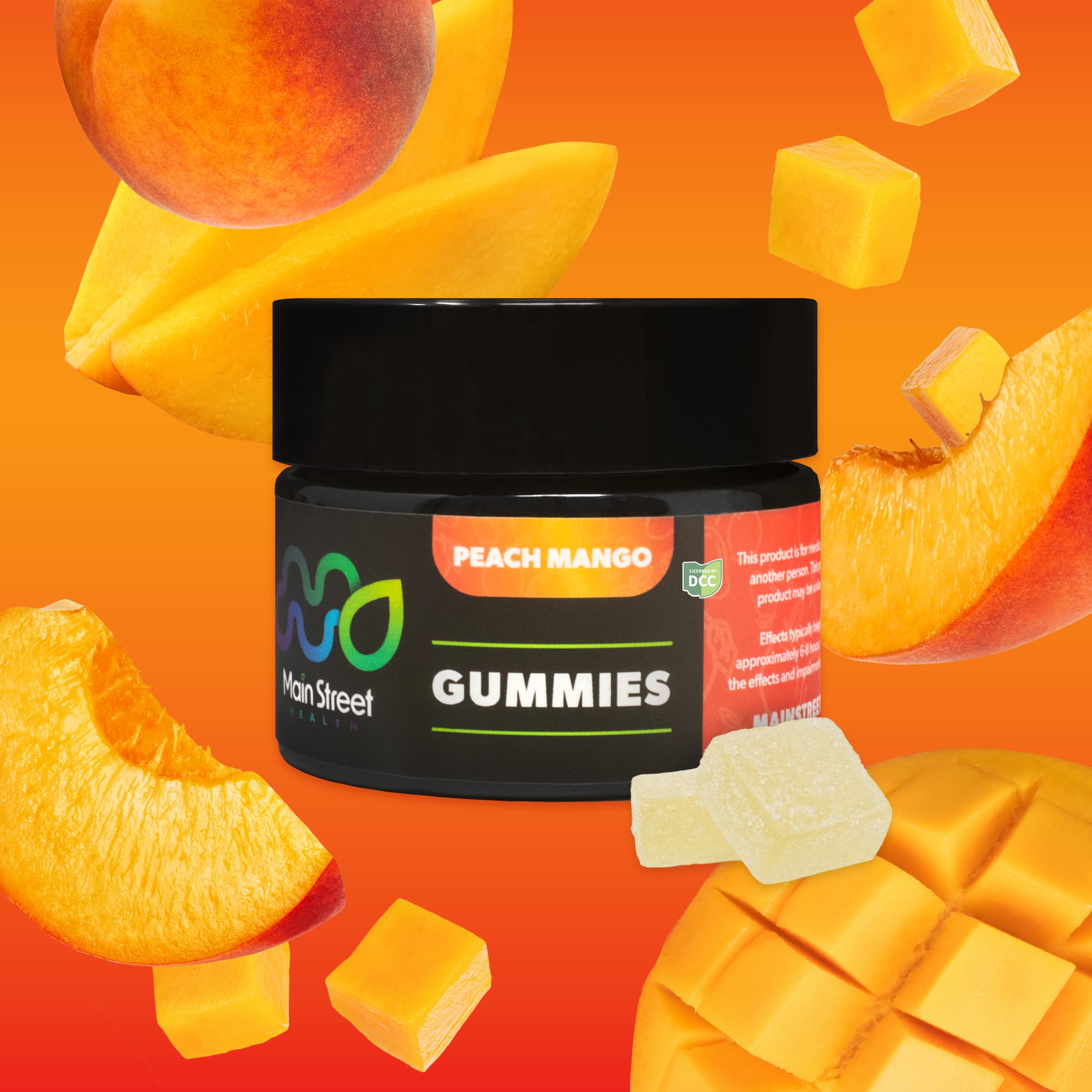 Peach Mango 1:1 CBG Gummie | 110mg 11pk