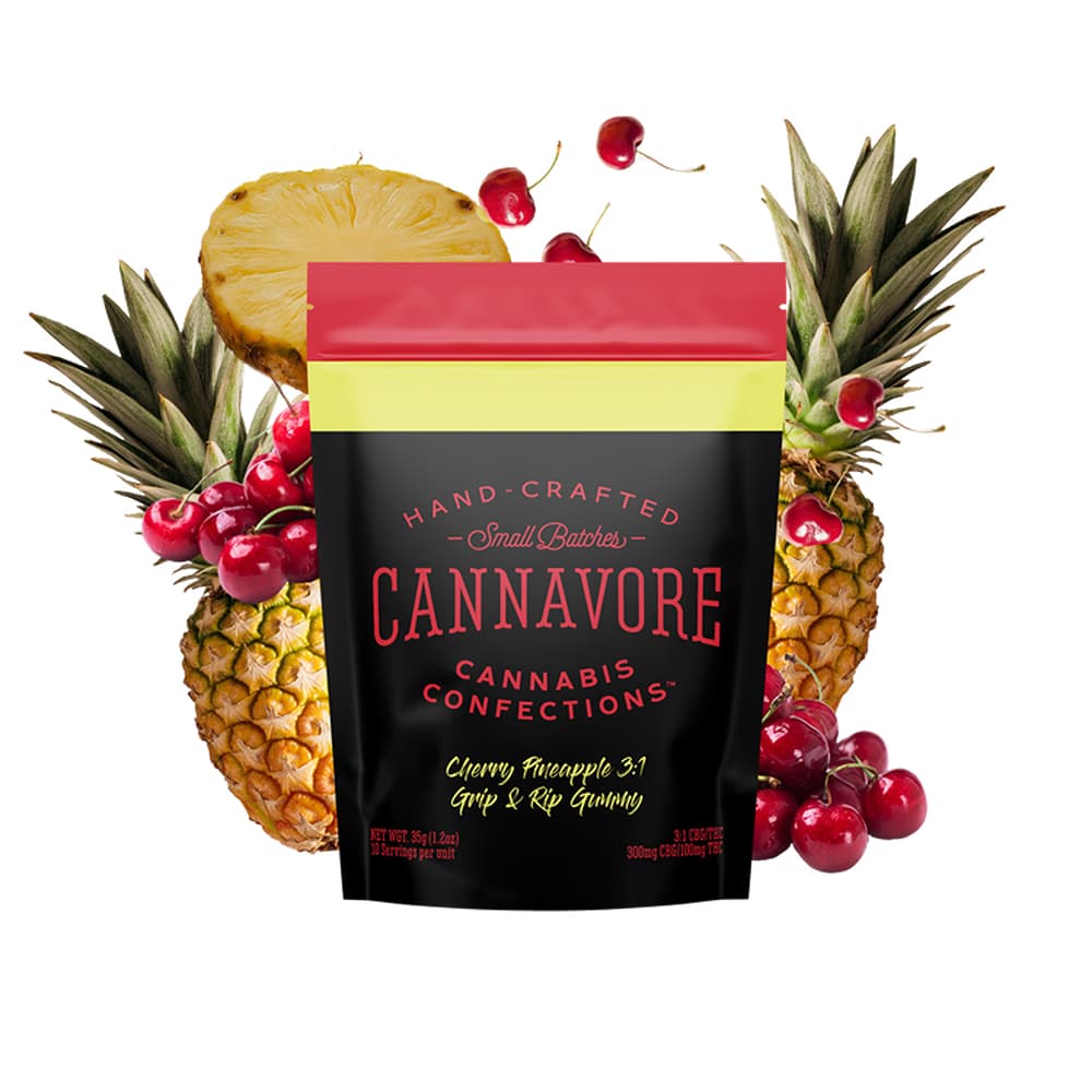 Cherry Pineapple Cbg Thc Gummies