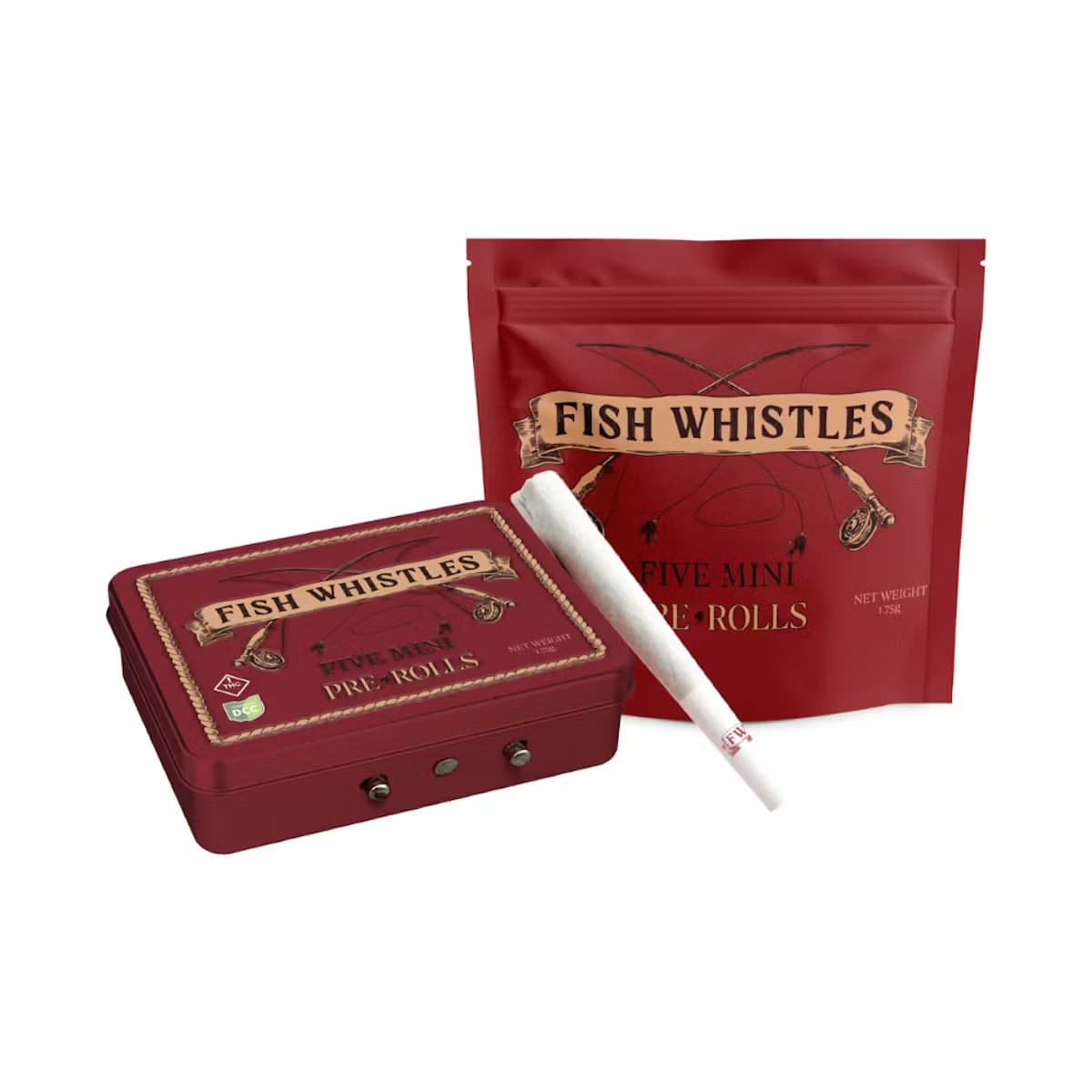 Fish Whistles | Bolinas (SSU) 1.75g Pre-Roll  5PACK | 1.75g  | Sativa