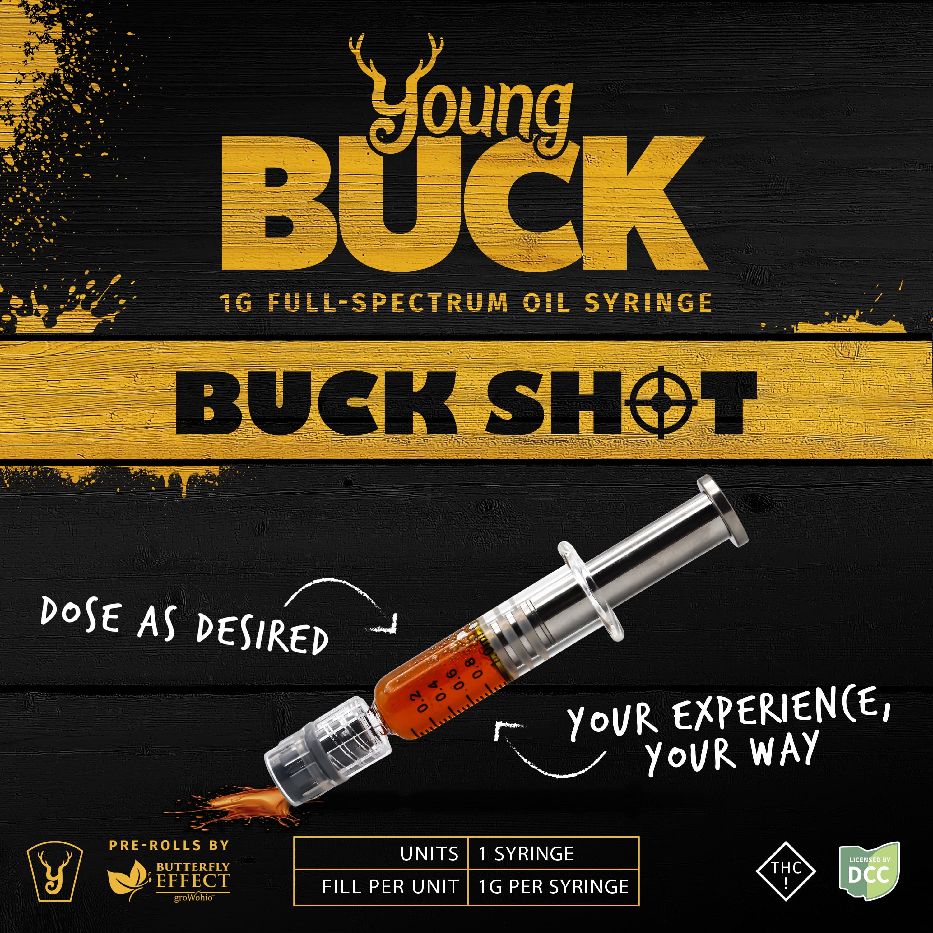 91 Royale Buck-Shot Syringe CO2 | 1g
