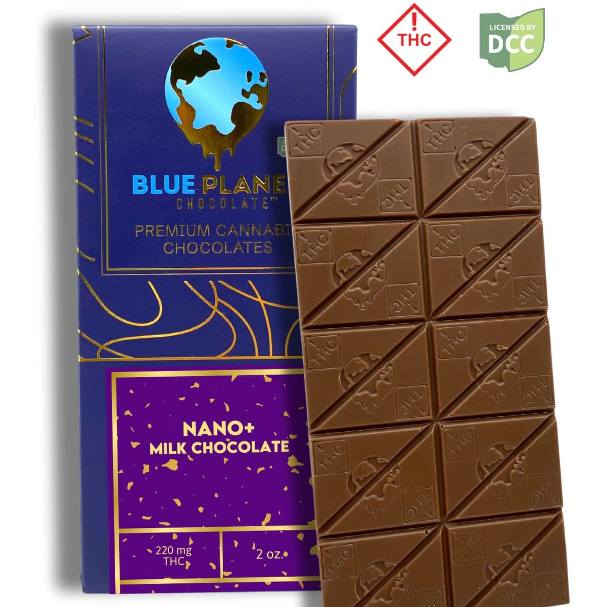 Nano+ Milk Chocolate Bar | 10pc | 200mg
