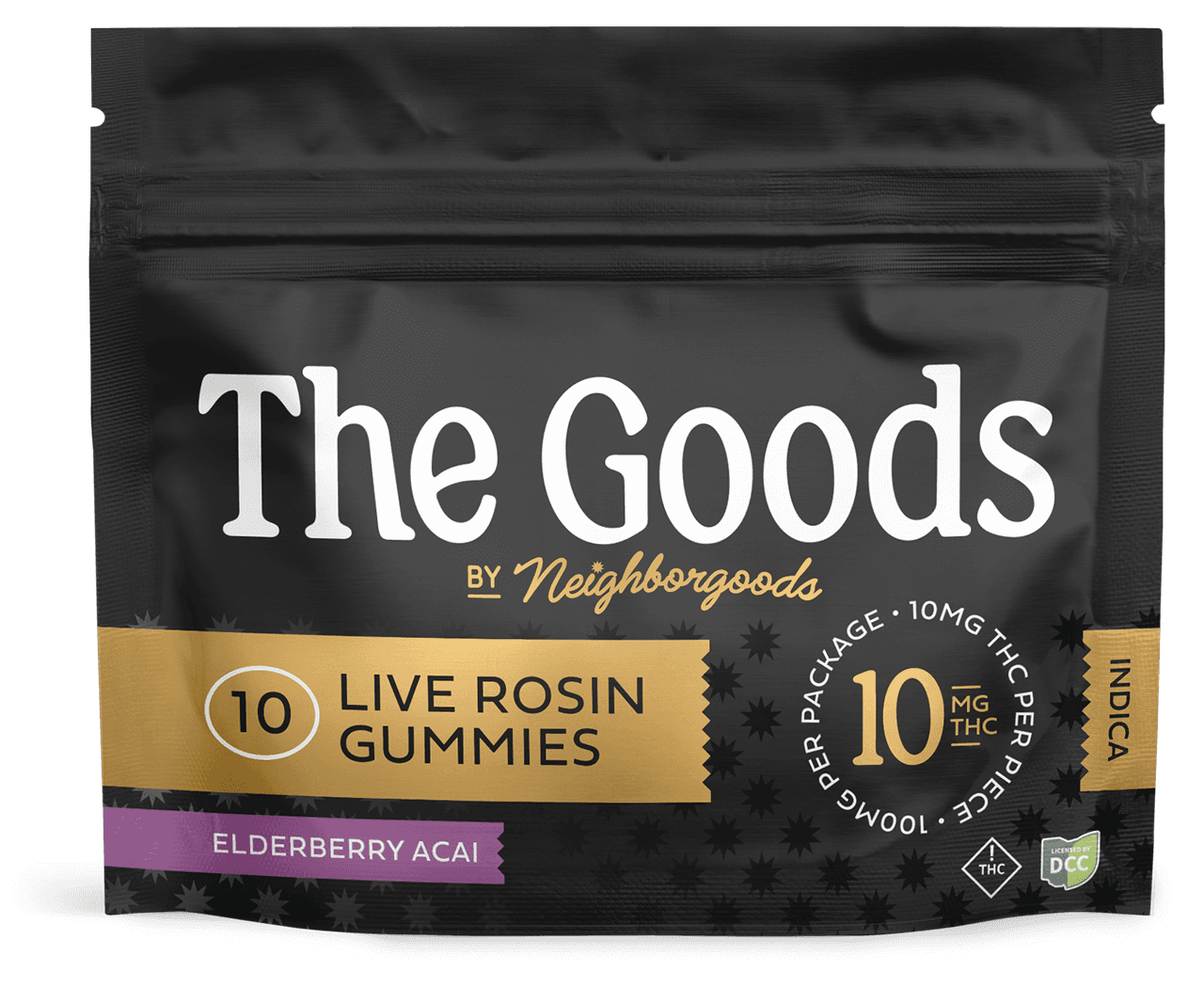 Elderberry Acai Live Rosin Gummies (10Pk)