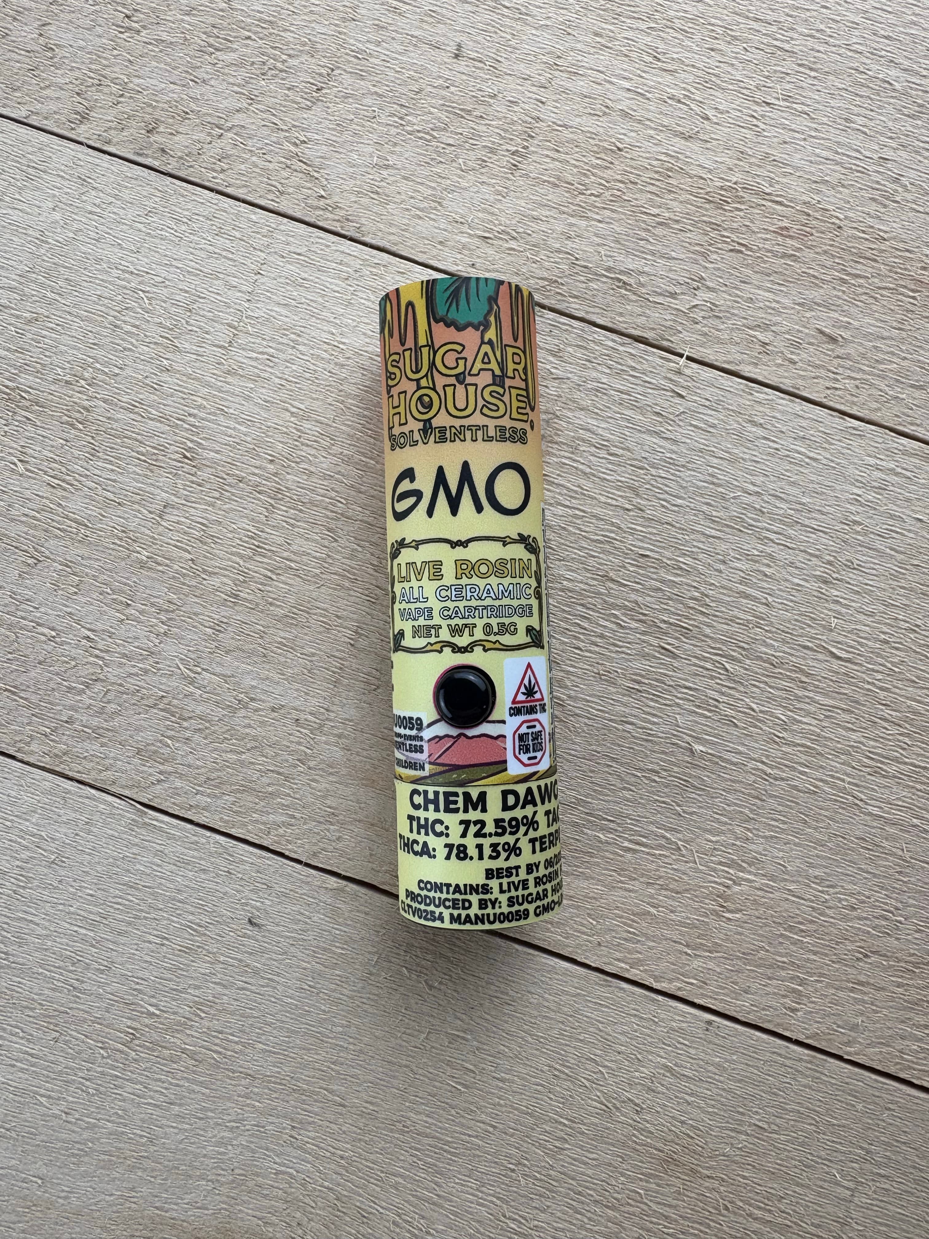 Gmo Live Rosin Cartridge