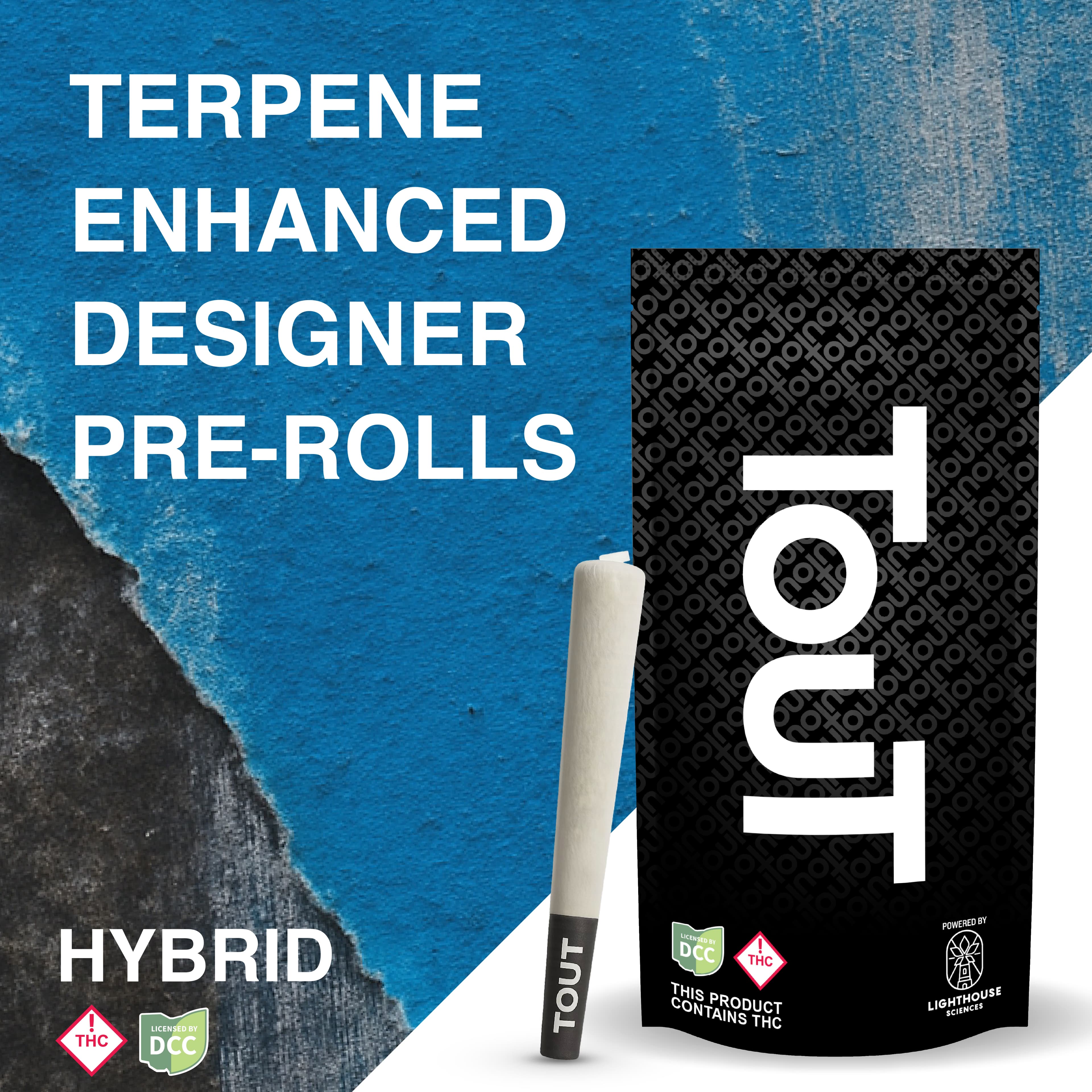 VAN//LLA Frosted Glass Terpene Enhanced Raw Pre Roll (0.7g/3Pk)