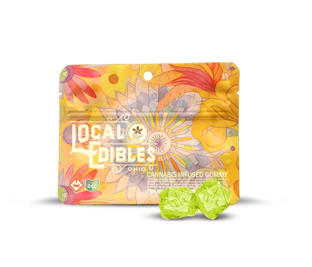 Local Edibles | Strawberry Kiwi 10pc | 110mg Gummies