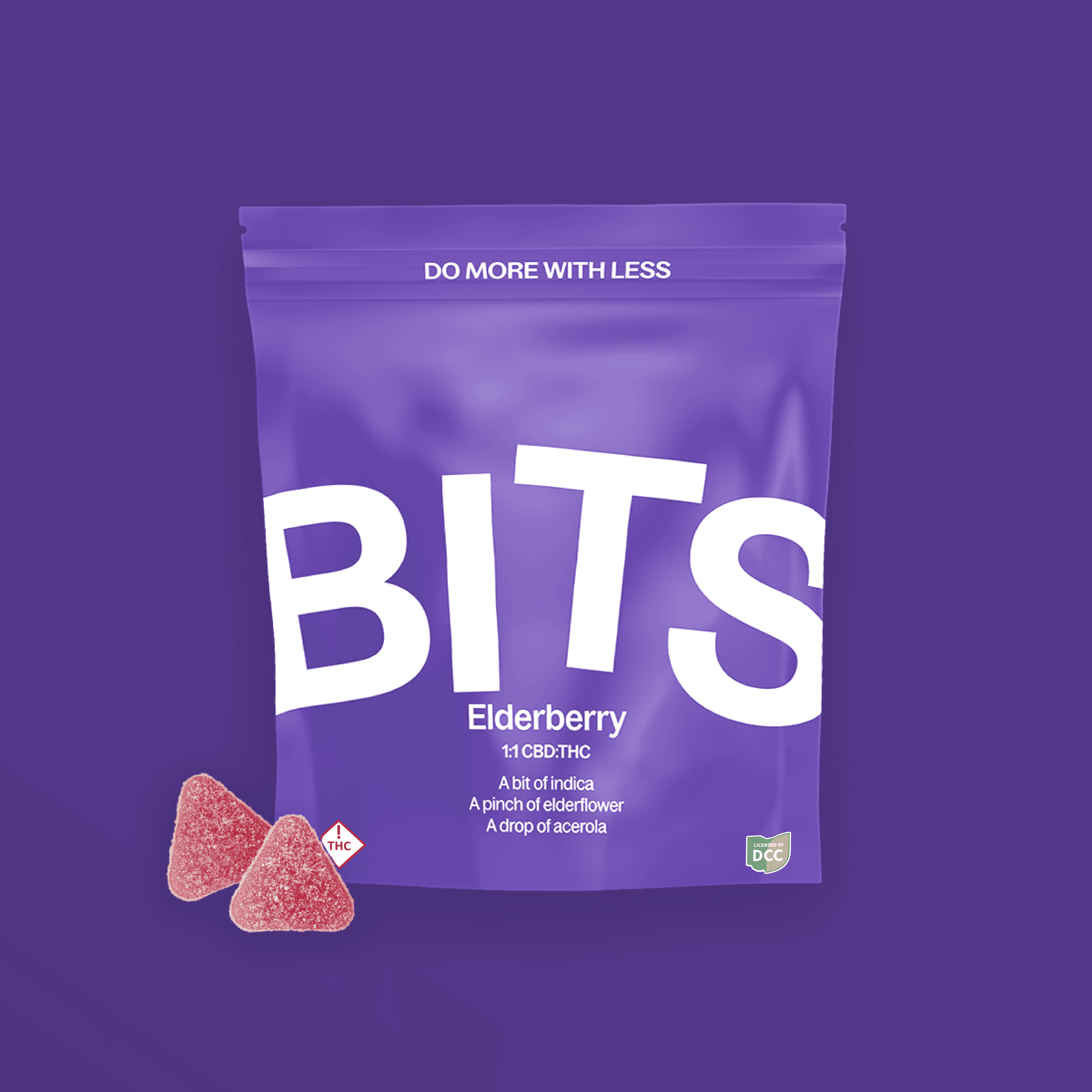 Elderberry 1:1 CBD:THC - Gummies - 110mg 20pk