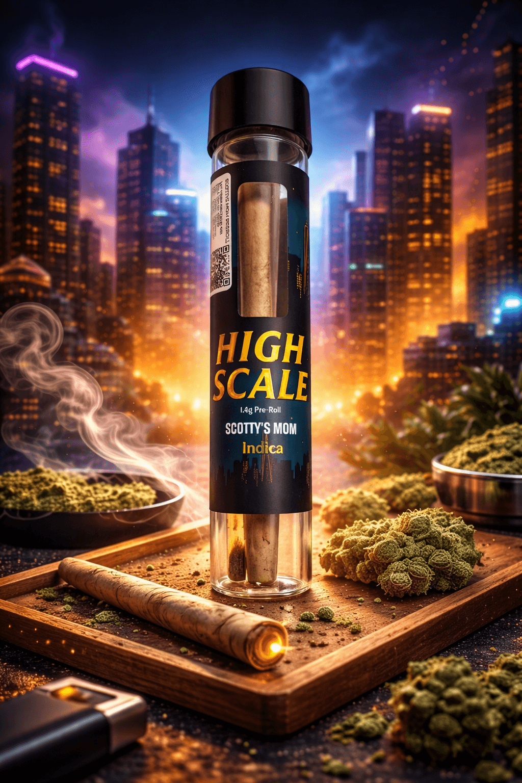 Scale/ Pre Roll/indica/ Scottys Mom/