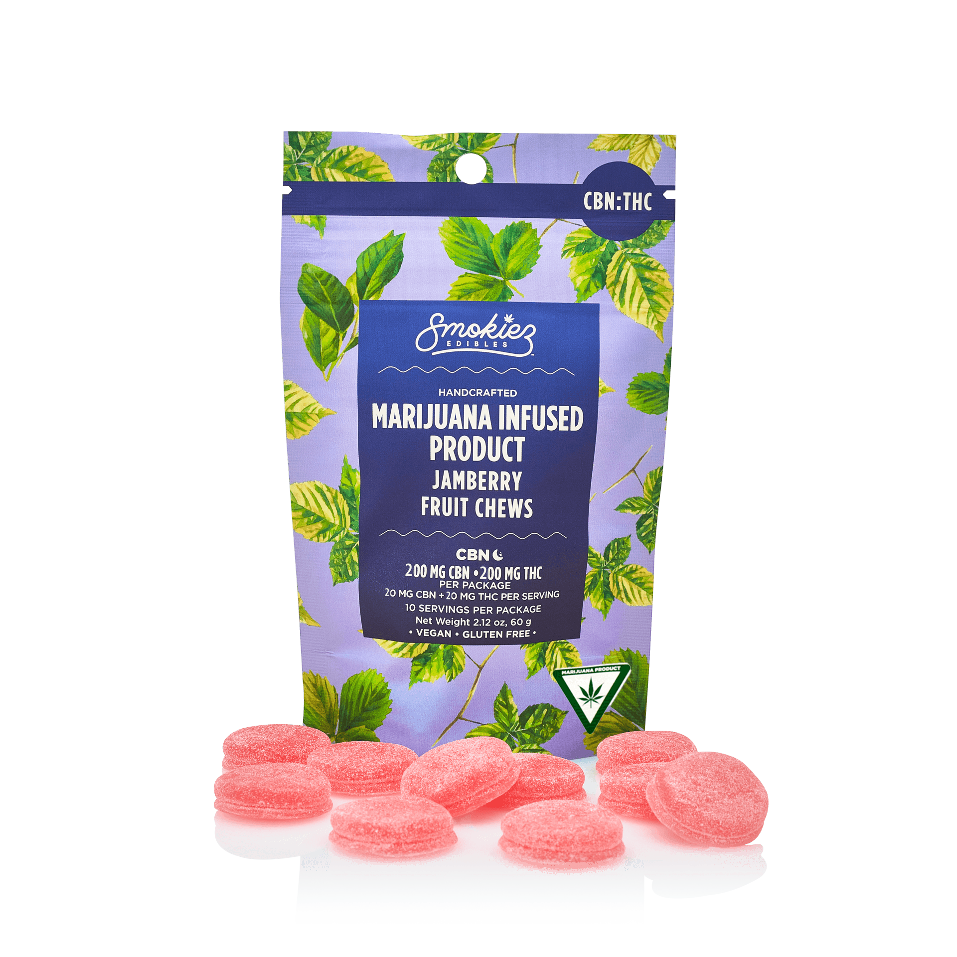 200mg Gummies | Sweet Jam Berry 1:1 THC:CBN
