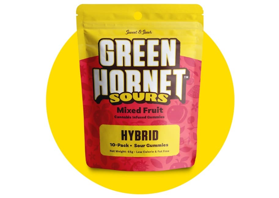 Mixed Fruit Sours Hybrid Gummies