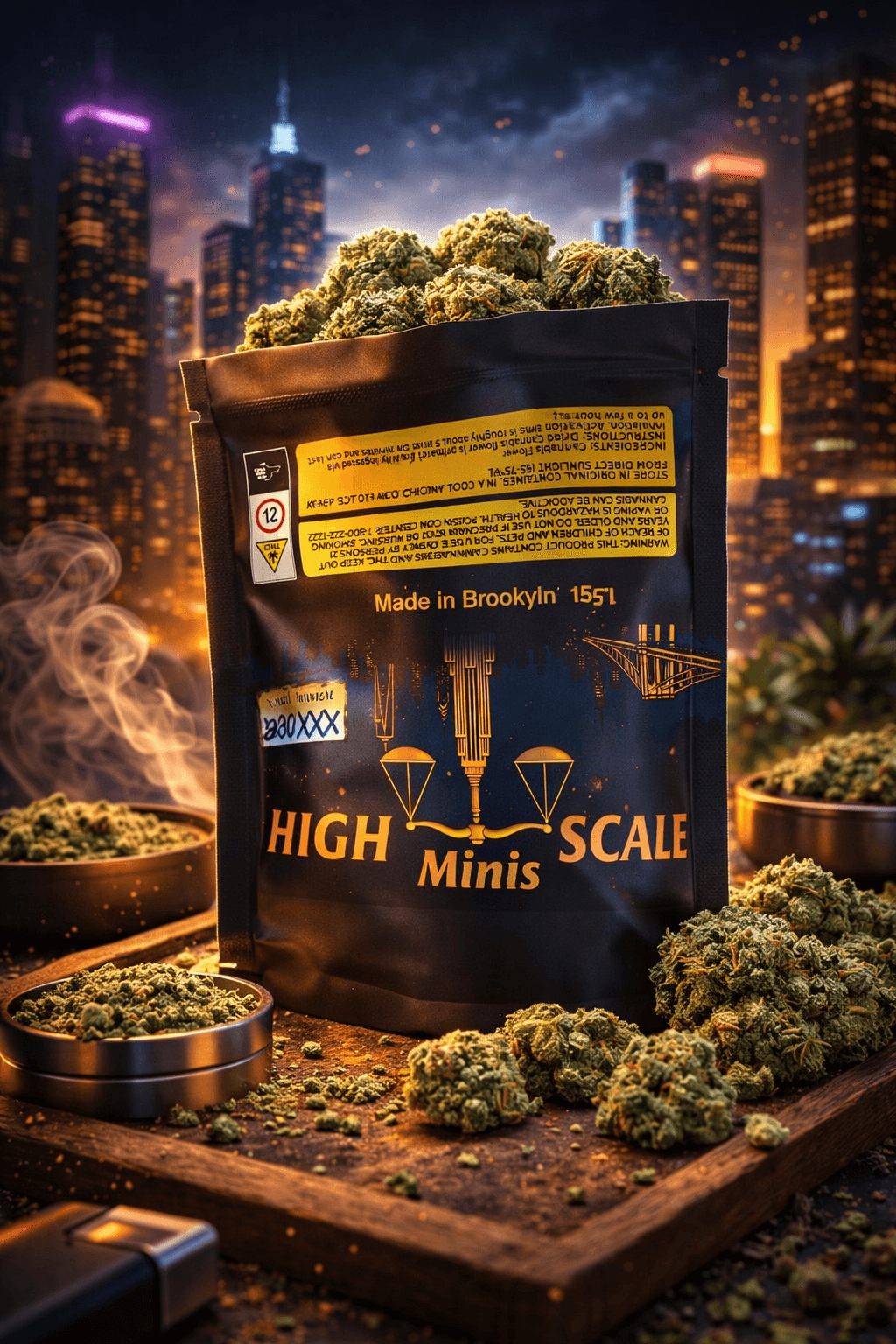 Highscale/flower/xxx Og/indica/1.5g/thc