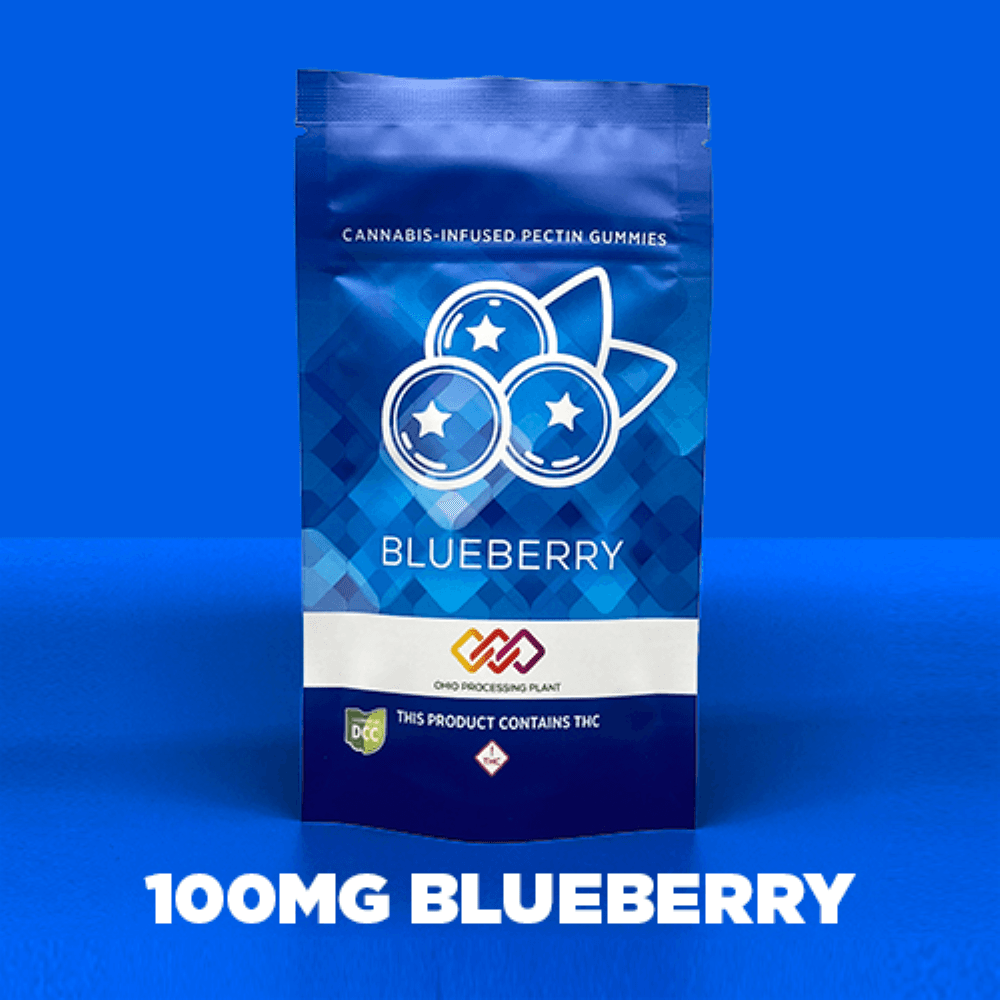 10 pack 100 mg | Blueberry Gummies