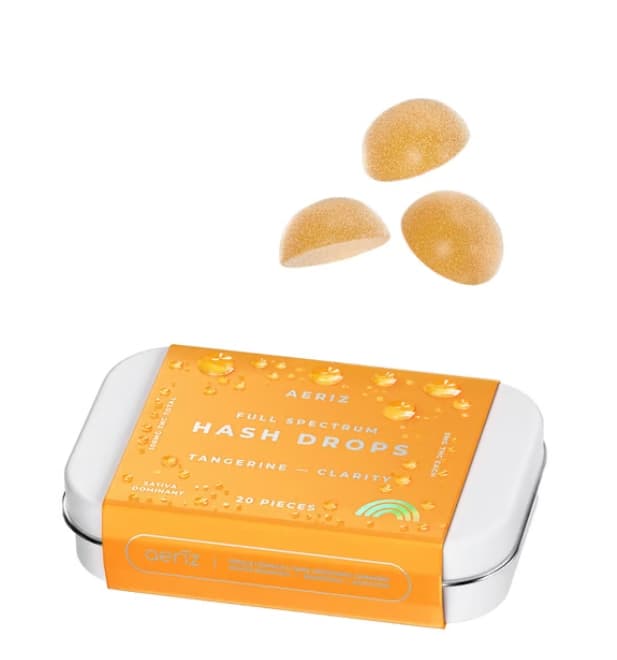 AZ Hash Drops Gummies - Tangerine 100mg (20pk) (Sour Diesel)